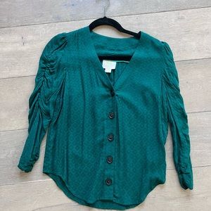 Anthropologie Maeve blouse button down size 0